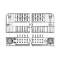 AMP Connectors - TE Connectivity 1-531719-3 Shrouded 2 ROW BOX PIN 150 POS R/A