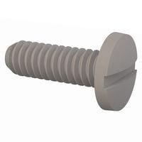 Essentra Components 010080B018 Machine Screw Binder Slotted Screw, 0-80 Thread, 3/16 in Lg
