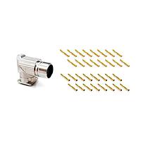 Amphenol SINE Systems MA5RAE1601S-KIT Circular Metric Connectors 16 Pos female skts Standard flange