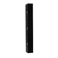 HellermannTyton VWMSS4X5BK Racks & Rack Cabinets Vertical Wire Manager Single-Sided, Side Mount, 4.0" x 5.0" x 35.0", Black, 1/box