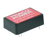 TRACO Power TEN 3-1215N Isolated Product Type: DC/DC; Package Style: DIP-24; Output Power (W): 3; Input Voltage: 9-18 VDC; Output 1 (Vdc): 24; Output 2 (Vdc): N/A; Output 3 (Vdc): N/A