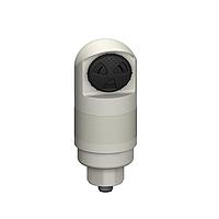 Banner Engineering TL50HRALSQ Tower Lights TL50H Tower Light: 1-Color Sealed Loud Audible Indicator; Voltage: 18-30 V dc or 24 V ac; Environmental Rating: IP67; Input: Bimodal; Colors: Red; M12 Integral QD