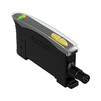 Banner Engineering D10DPFPQ Fiber Optic Sensors D10 Expert: Red Beam Plastic Fiber; Range: Depends on Fiber; Input: 12-24 V dc; Output: 2 PNP; M8 Integral QD
