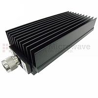 Fairview SA8N250-30 30 dB Fixed Attenuator N Male To N Female Directional Up To 8.5 GHz Rated To 250 Watts With Black Aluminum Heatsink Body