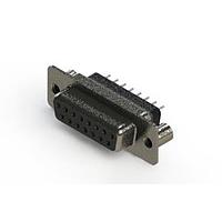 EDAC 628-015-228-249 D-Sub Connectors - Standard Density Vertical Metal Body D-Sub Connector
