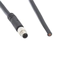NorComp CCA-000-M01R198 Sensor Cables / Actuator Cables M12 4 pos Male straight/blunt 1 mtr