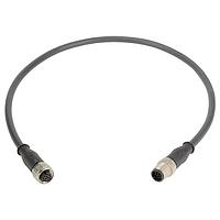 HARTING 21348485C78005 Ethernet Cables / Networking Cables M12A 12PIN 12POLE DBL M/F STRT0.5M PVC