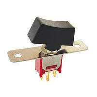 E-Switch 400MDP1NABLKM61QE Rocker Switches