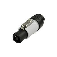 REAN RCAC3O-G-000-0 AC Power Outlet 3P AC PWR INLET CONN GRAY
