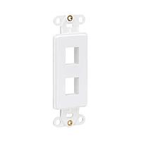 Tripp Lite N042D-002V-WH Plate Insert CENTER PLATE 2 PORT