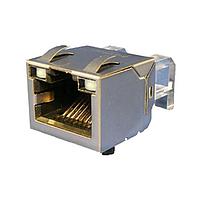 Amphenol Commercial Products RJSSE508204 Modular Connectors / Ethernet Connectors SMT 8P8C No Shield 4 Port