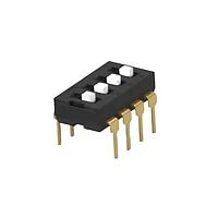 Alcoswitch - TE Connectivity 2454982-3 DIP Switches DIP, THT, 4 pos, extended