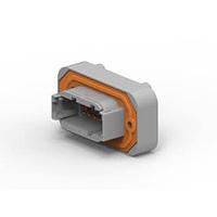 DEUTSCH - TE Connectivity DTM15-12PA-G003 Automotive Connectors REC, 12P,GRY, ST HDR AU/SN, A