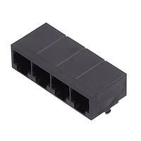 Molex 43223-6107 Ganged JK RA UNSHLDED 6/6/4 flangeless ganged