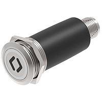 EAO 82-6657.1154 Anti-Vandal Illuminated pushbutton.momentary.22mm.stainless steel SUS 316L.flush/flat.ring illumination Tritan.white 24VDC.Ag.M12 Connector