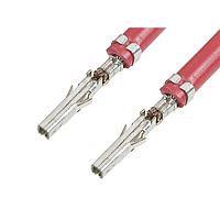 Molex 215340-2222 Pre-Crimped Lead MINI-FIT JR. F-F 150MM 16 AWG RD Au