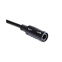 Amphenol LTW Q8D-02AFFM-QL8A02 Circular Push Pull Connectors HS-Lok, Q8, Plastic, 5A, 02 pins, Female Connector, Female Contact, Straight, Push Pull, Overmolded, Length 2000mm, IP68