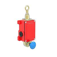 Banner Engineering RP-QMT72E-12L Cable Pull Switches Heavy Duty Metal Stop Control Rope Pull; Ring Attachment, 12 m Max Range; Latch Actuation, 1 NC Rope Pulled Contact; 1 NC & 1 NO Rope Break Contact