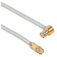 Amphenol RF 095-725-118-036 RF Cable Assemblies SMP St Plg to SMP RA Plg 0.086 CfCbl 36i