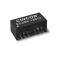 Cincon EC2SA-24D15 Isolated DC-DC Converter, 2 Watt, Regulated Output, 18-36VDC Input, +/-15VDC Output, DIP 1.25x0.80x0.40"