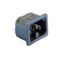 Bulgin PX0595/10/28 Inlets SNAP-FIT 1MM PANEL 2.8MM SOL TAB