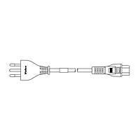 Volex VC-2034-21-180 AC Power Cord 2.5A/250V ITALY 6FT (1.8m) BLACK