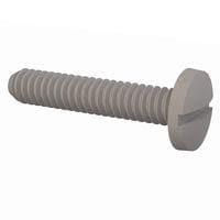 Essentra Components 010256B043 Machine Screw Binder Slotted Screw, #2-56 Thread, 7/16 in Lg