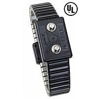 Desco 19840 Adjustable, Metal Wristband Only 4mm male snaps large