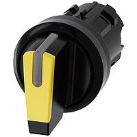 SIEMENS A6X30137546 Short Handle SELECTOR SWITCH. I-O<II. YELLOW