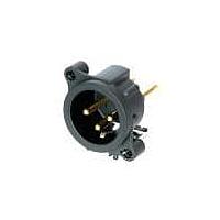 NEUTRIK NC3MAAV Receptacles 3P MALE CHASS VERTICAL