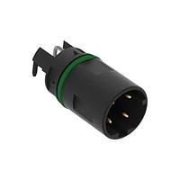 ERNI - TE Connectivity 225263-E Inserts M12 MALE, D CODE, RA, 4P THR REAR MOUNT