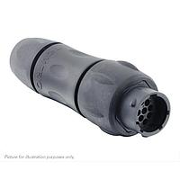 Eaton Souriau-Sunbank UTSX1JC1492PY Receptacles In line receptacle, with cable gland backshell, for 12 male contacts, IP68/69K, keying Y