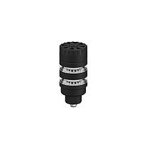 Banner Engineering TL50BLGR2B1AOS3 Tower Lights Beacon Tower Light: 3-Color Sealed; Omnidirectional Pulsed Audible Indicator; Voltage: 12-30 V dc or 24 V ac; Environmental Rating: IP67; Input: Bimodal; Colors: Green steady Red flash Blue rotate; 2 m (6.5 ft) Integral Cable
