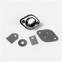 Wakefield Thermal 173-9-230P Thermal Pad DeltaPads Thermally Conductive Insulators for TO-220, 0.009", Grey, No Adhesive