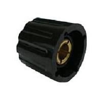 Eagle Plastic Devices 450-CK1560 Collet Knob BLK 14.7mm,6.0 Shaft No Marker Line
