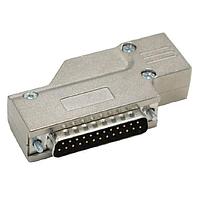 MH Connectors MHDCMR25-DM25S-K Receptacle D-Sub socket, machined contacts and low profile die cast hood kit 25w