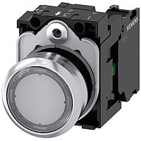 SIEMENS 3SU11500AB701BA0 Pushbutton PUSHBUTTON, MOM, CLR, FLUSH