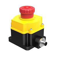 Banner Engineering SSA-EB1PL2-12ED1Q8 Push Turn SSA-EB1 Flush-mount Emergency Stop Push Button; Illuminated (PUSH ON) 40 mm Actuator; IP65; Contacts: 2NC/1 NO; 8-pin M12 QD