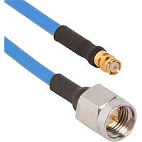 Amphenol SV Microwave 7012-1321 RF Cable Assemblies SMP F to SMA M for .085 Cbl OAL 6"