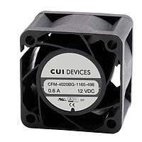Same Sky (formerly CUI Devices) CFM-4020BG-1120-429 Axial dc axial fan, 40 mm square, 20 mm, 12 Vdc, ball, 12000 RPM, 14.13 CFM