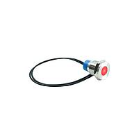 E-Switch PVL14FWS16 Pilot Light 14mm Red LED 110V Wired SS IP67