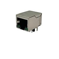 Adam Tech MTJ-88TX1-FSD-LD Modular RJ45 MODULAR JACK, DIP, SIDE ENT