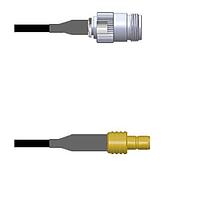 Amphenol Custom Cable Q-2003L0003108i RF Cable Assemblies N-SJ/SMB-SJ G174 108I