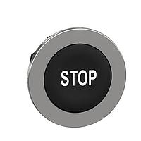SCHNEIDER ZB4FA234 Control Switches FLUSH BK CAPS PB HEAD WH MARKED STOP