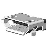 JAE Electronics DX4R005JJ2R1800 Micro USB Type B Connectors microUSB 2.0 TYPE B STDMNT RCPT W/TAPER