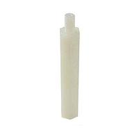 BIVAR MSB4.0-10SP Hex PCB Standoffs / Supports, Natural Color, 10.0mm (.394 in.) Height, 4.0mm Screw Size