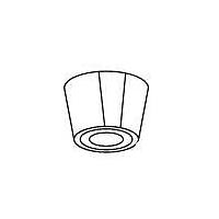 Eagle Plastic Devices 5162-F4B Cylindrical TPE BUMPER .562 BK