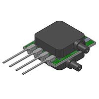 Amphenol All Sensors ELVR-L10D-F1RT-I-NA5F Board Mount Pressure Sensors Analog Low Pressure Sensor, 10 inH2O, Dual Port Same Side, Long Non-Barbed, SIL, Industrial, No Coating, Analog Only, 5.0 V, Fast Mode