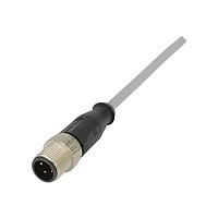 HARTING 21348400484010 Ethernet Cables / Networking Cables M12-A 4PIN MALE STRT SINGLE END 1.0M PVC
