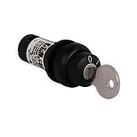 Eaton M22S-WRS3-MS2-A7 Keylock Switches 3-POS MOM-L MTN-R KEY SEL SWTCH BLK-BZL